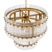 Candelabru Ruby S, finisaj alamă antichizată