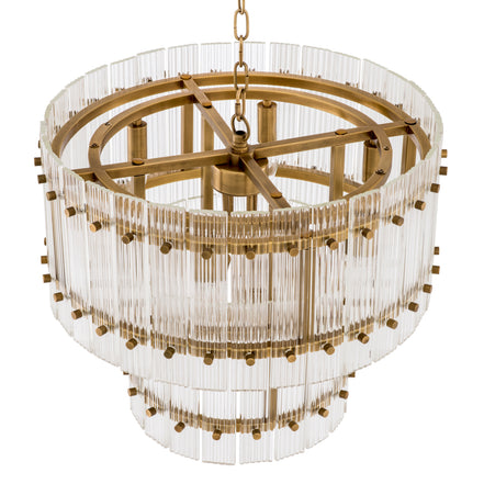 Candelabru Ruby S, finisaj alamă antichizată