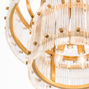 Candelabru Ruby S, finisaj alamă antichizată