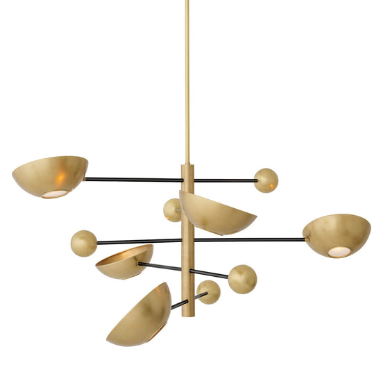 Candelabru Salinas, finisaj alamă antichizată