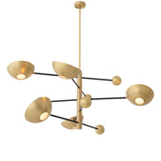 Candelabru Salinas, finisaj alamă antichizată