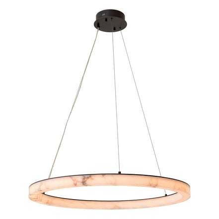 Candelabru Sankt Gallen L, finisaj bronz cu reflexe, alabastru