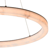 Candelabru Sankt Gallen L, finisaj bronz cu reflexe, alabastru