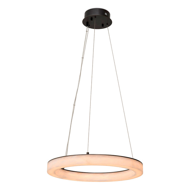Candelabru Sankt Gallen S, finisaj bronz cu reflexe, alabastru