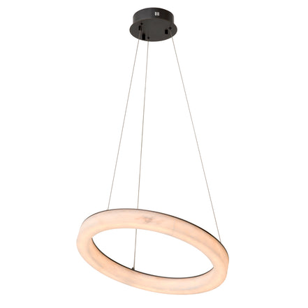 Candelabru Sankt Gallen S, finisaj bronz cu reflexe, alabastru