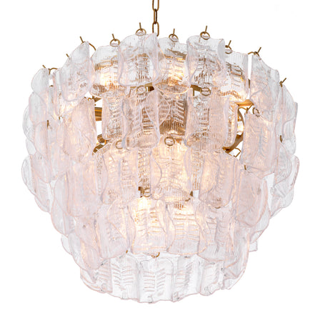 Candelabru Solange, sticlă transparentă