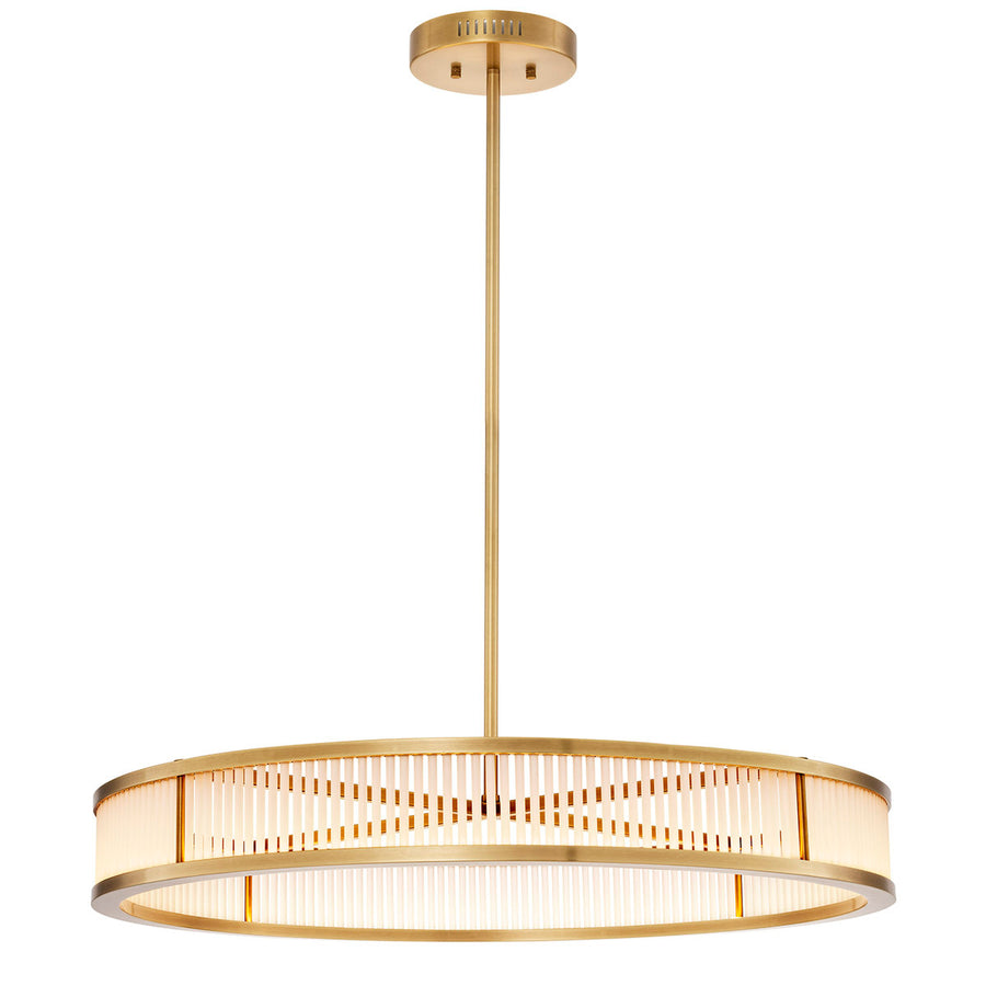 Candelabru Thibaud L 90 cm, finisaj alamă antichizată