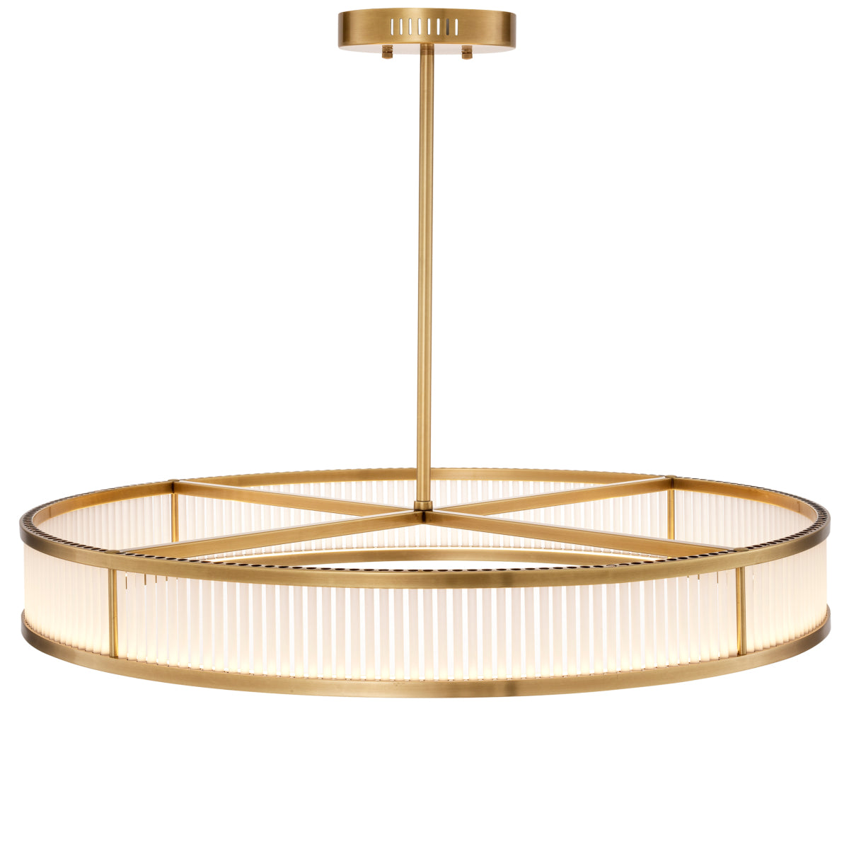 Candelabru Thibaud L 90 cm, finisaj alamă antichizată