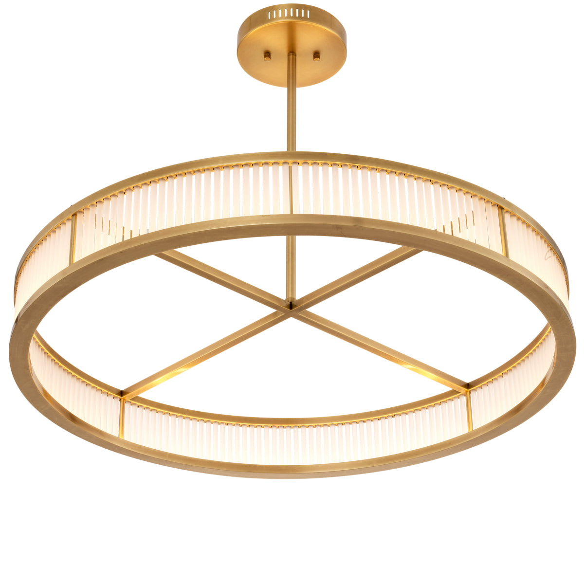 Candelabru Thibaud L 90 cm, finisaj alamă antichizată