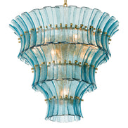Candelabru Toscano, sticlă albastră