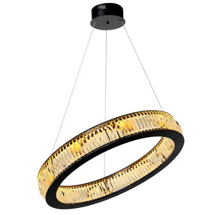 Candelabru Vancouver L, finisaj negru