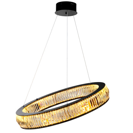 Candelabru Vancouver L, finisaj negru