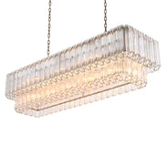 Candelabru Vittoria dreptunghiular, finisaj nichel