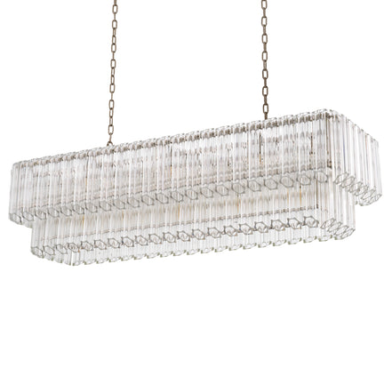 Candelabru Vittoria dreptunghiular, finisaj nichel