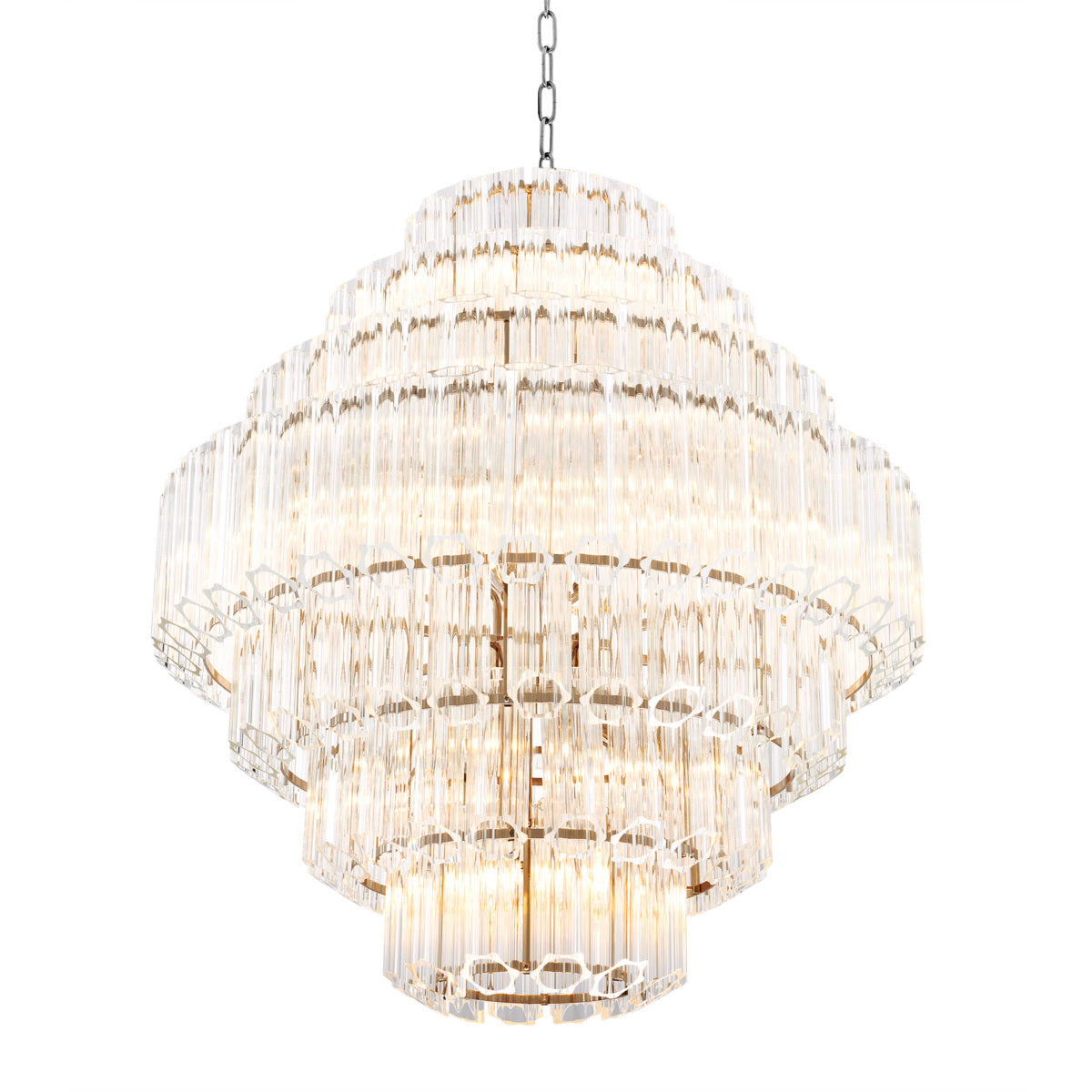 Candelabru Vittoria L, finisaj nichel