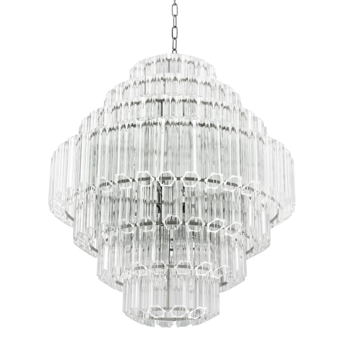 Candelabru Vittoria L, finisaj nichel