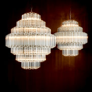 Candelabru Vittoria L, finisaj nichel