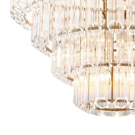Candelabru Vittoria L, finisaj nichel