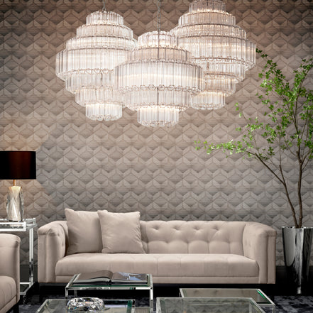 Candelabru Vittoria S, finisaj nichel