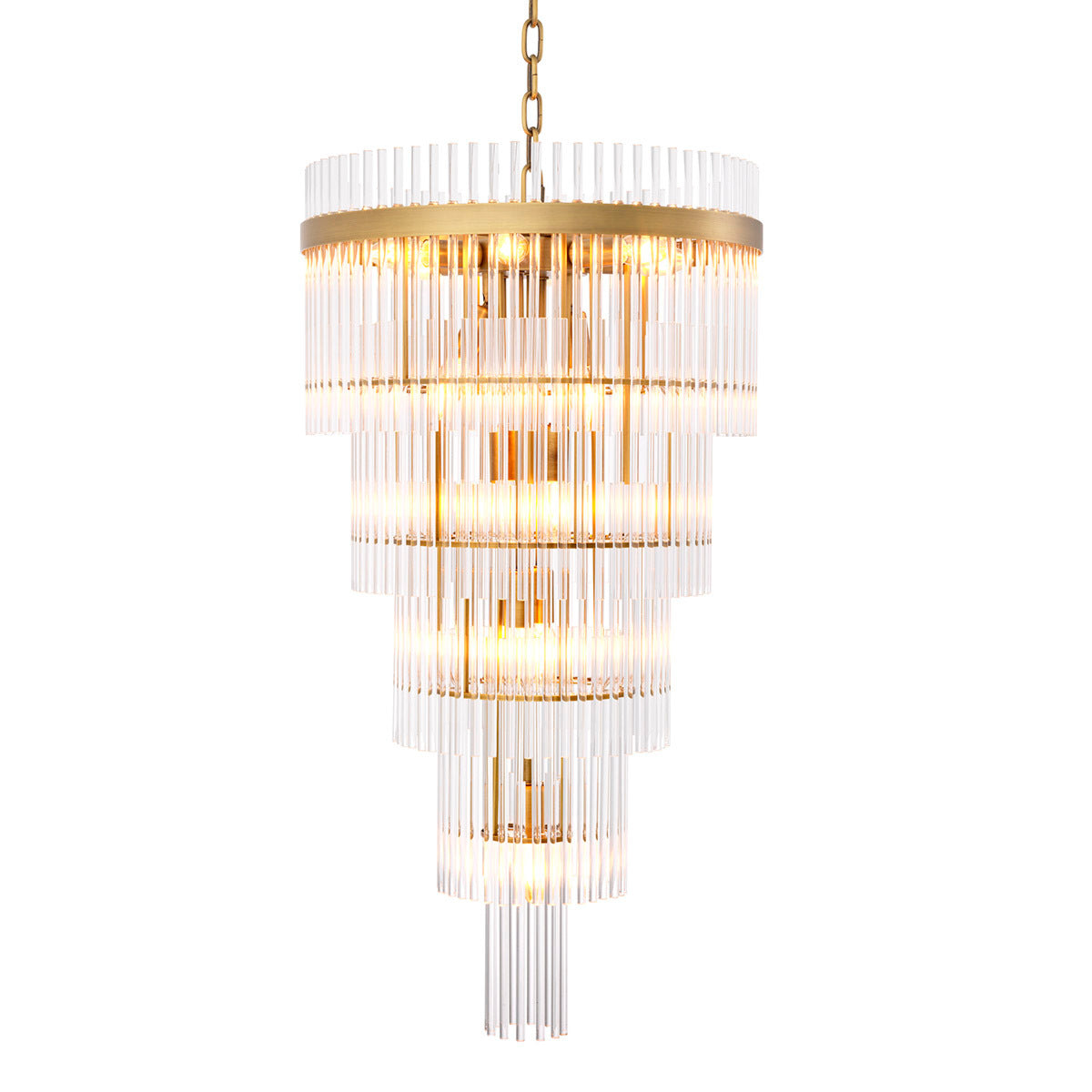 Candelabru Yara L, finisaj alamă antichizată