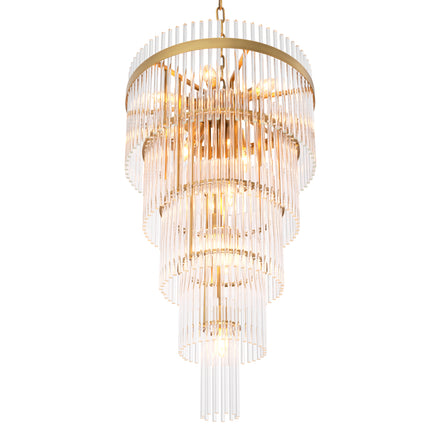 Candelabru Yara L, finisaj alamă antichizată