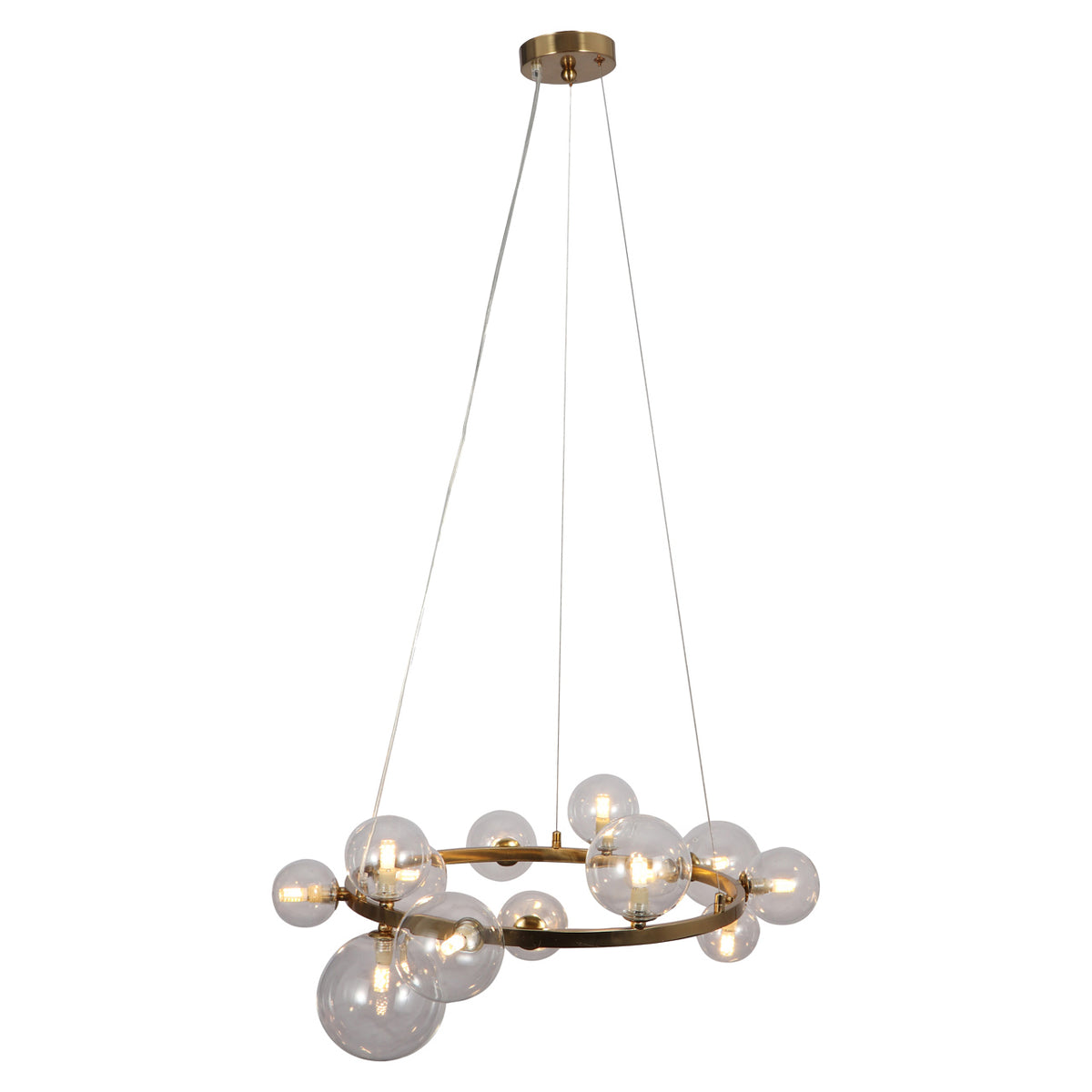 Candelabru Yosie, auriu periat