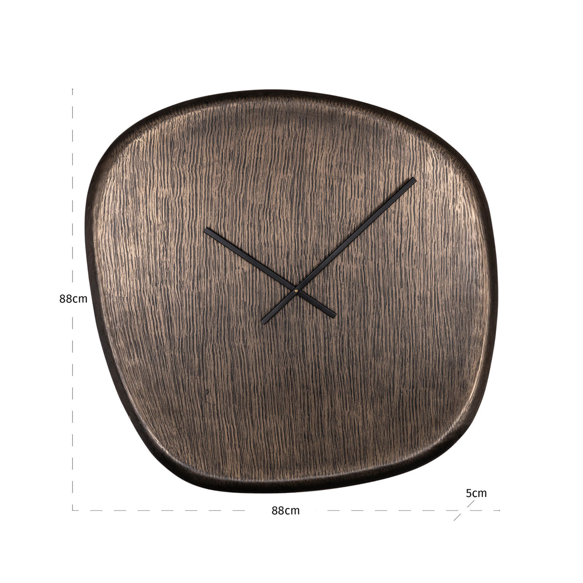 Ceas Nuvani, bronz – desen tehnic cu dimensiuni