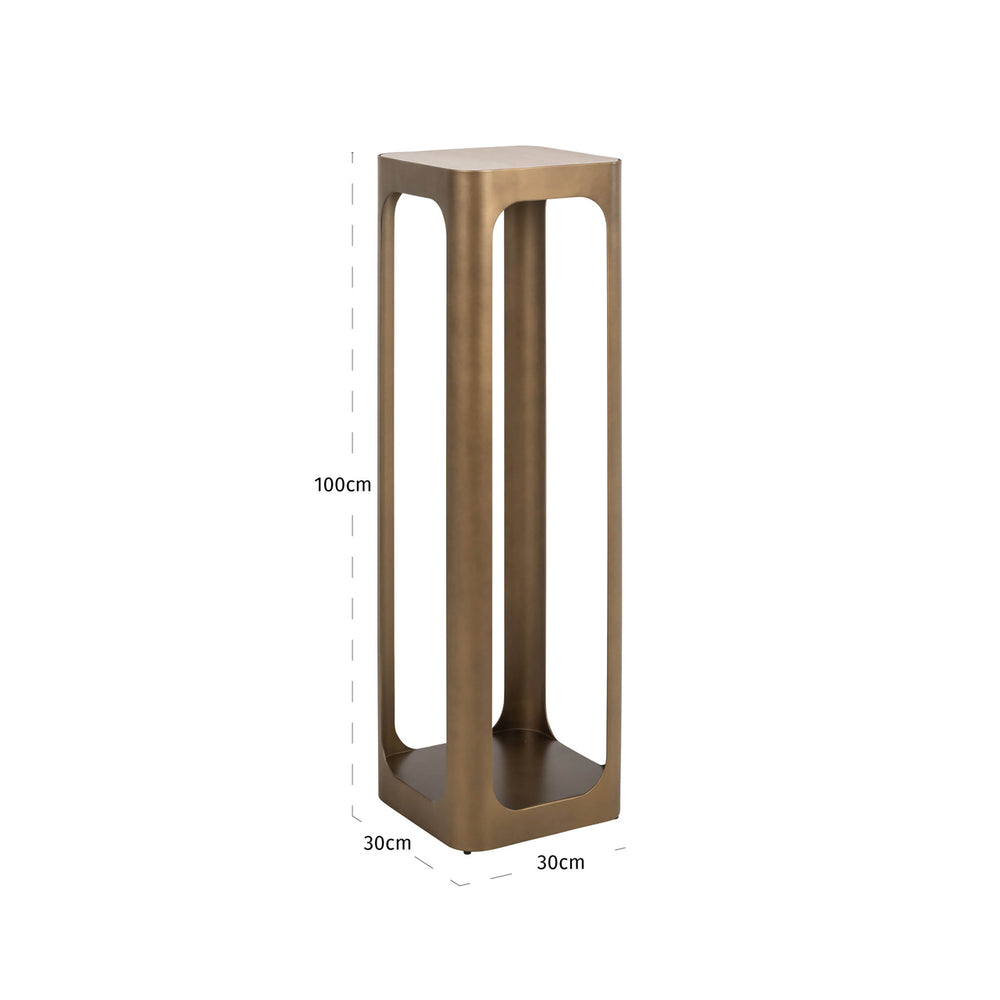 Coloană decorativă Claridge, auriu antichizat – desen tehnic cu dimensiuni