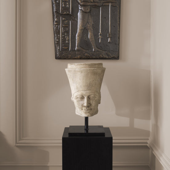 Coloană decorativă Grant M, furnir negru
