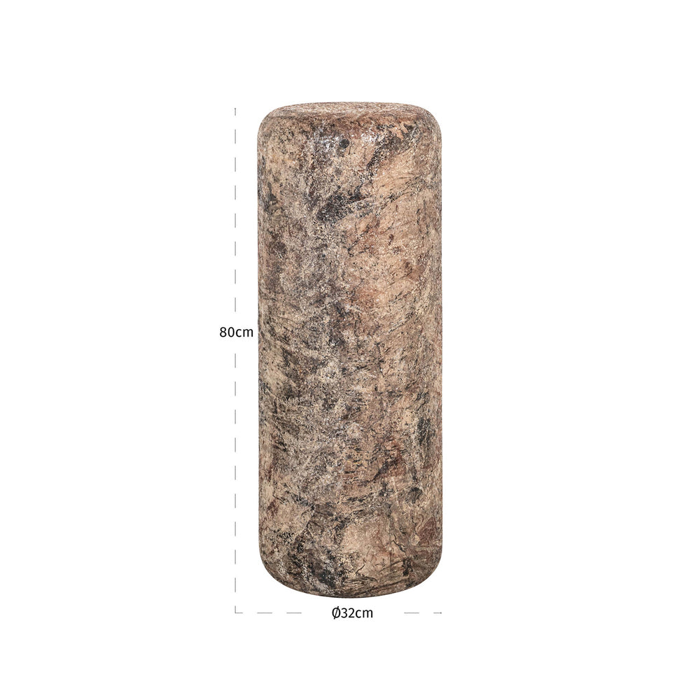 Coloană decorativă Mayah, bej – desen tehnic cu dimensiuni