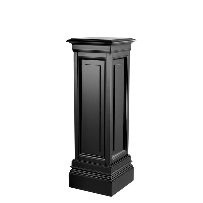 Coloană Salvatore, finisaj ceruit negru, 100 cm
