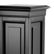 Coloană Salvatore, finisaj ceruit negru, 100 cm