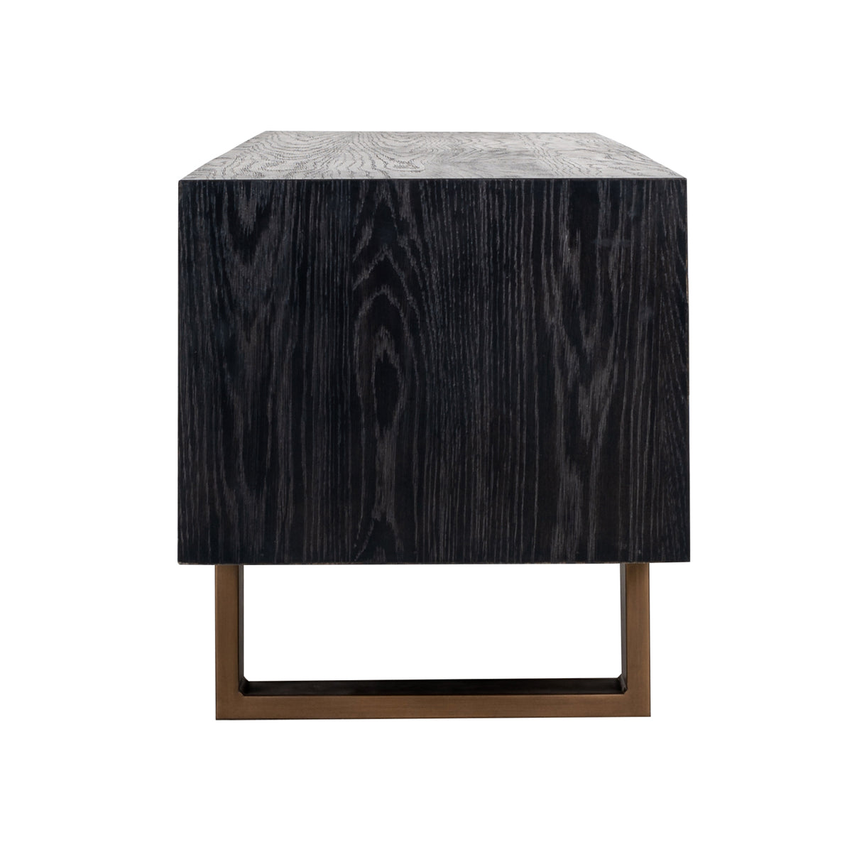 Comodă TV Hunter, negru rustic
