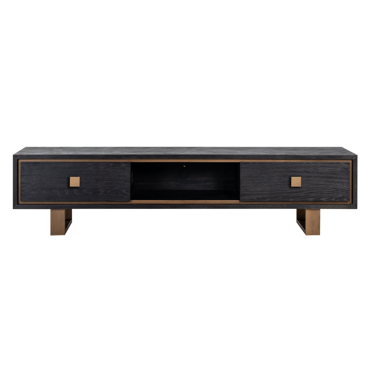 Comodă TV Hunter, negru rustic