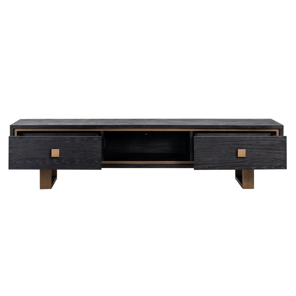 Comodă TV Hunter, negru rustic