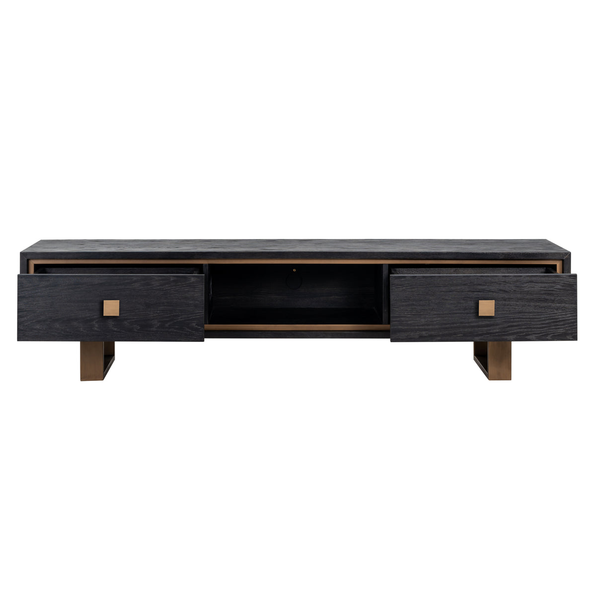 Comodă TV Hunter, negru rustic