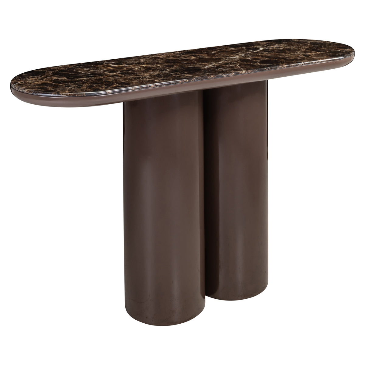 Consolă Almundi, chocolat brown