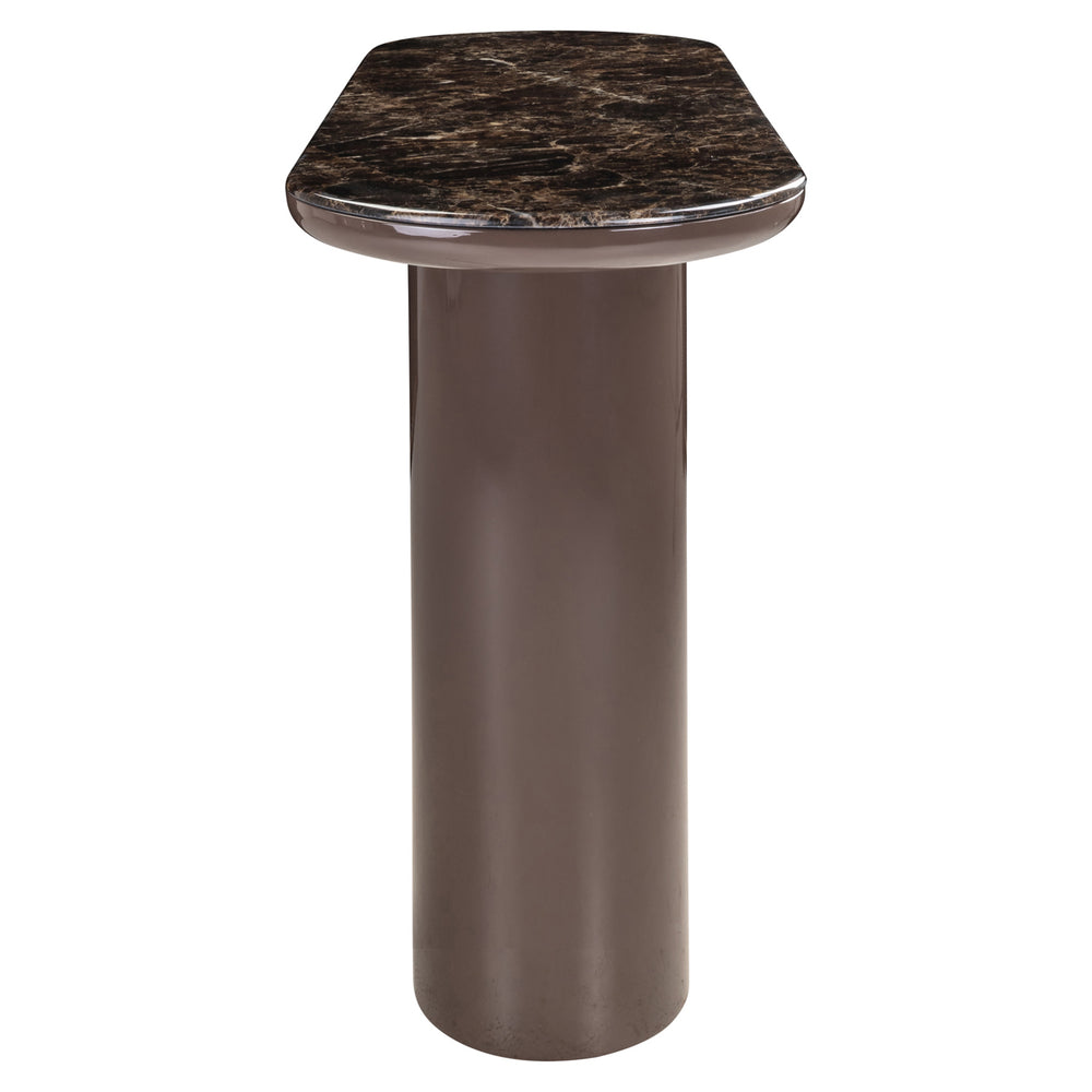 Consolă Almundi, chocolat brown