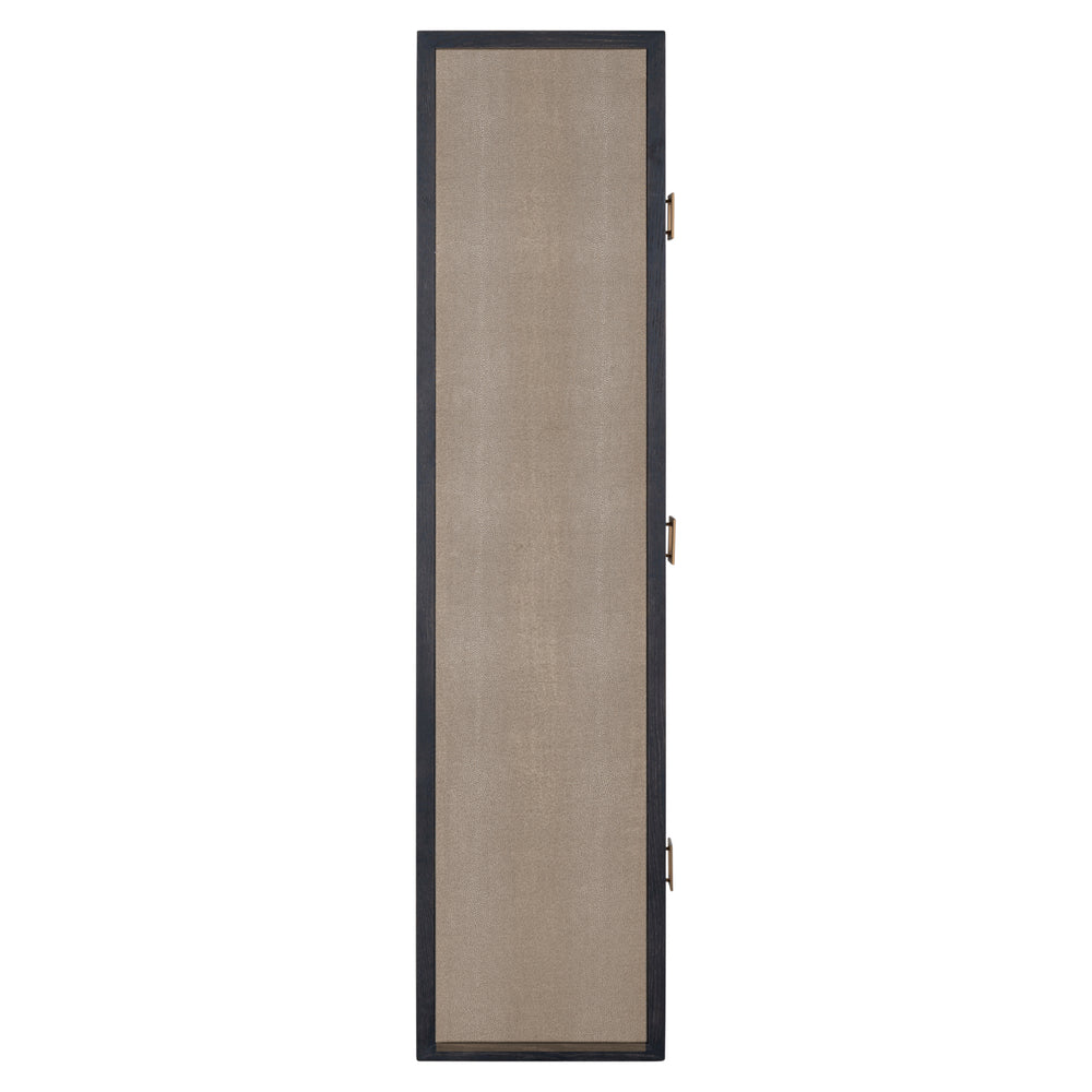 Consolă Bloomville, alamă shagreen