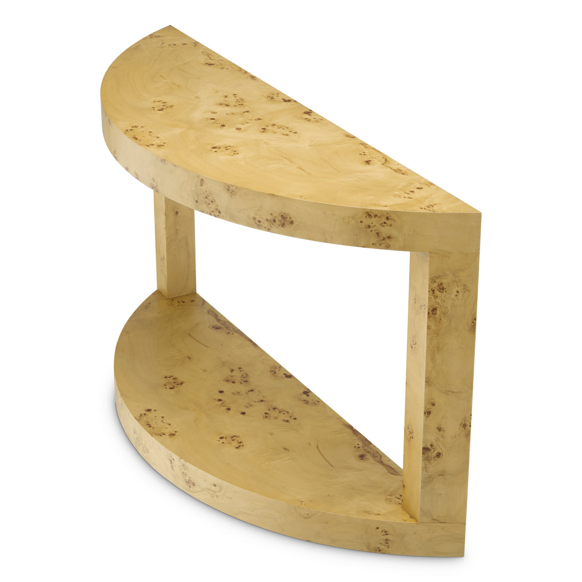 Consolă Raphael, furnir mappa burl