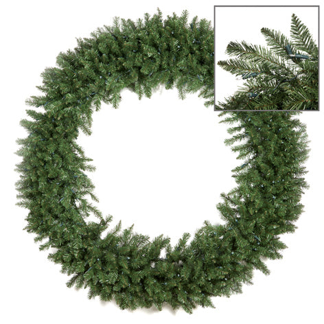 Coroniță artificială de brad, verde, 60 cm, 140 de vârfuri