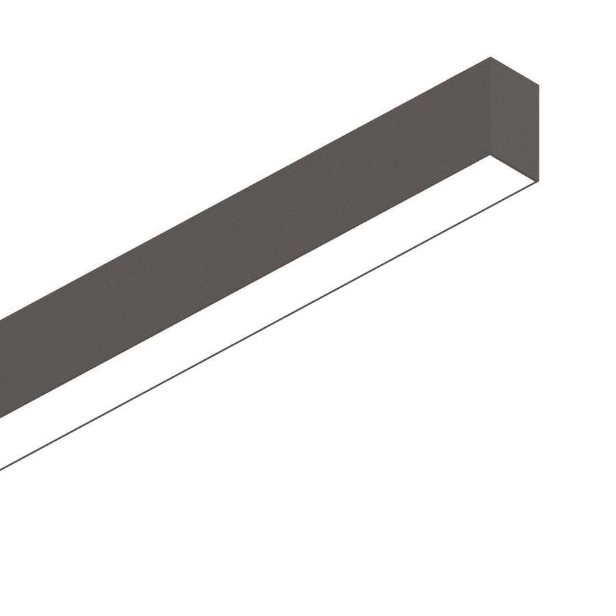 Corp de iluminat liniar Fluo bi-emisie 1200 3000K, negru