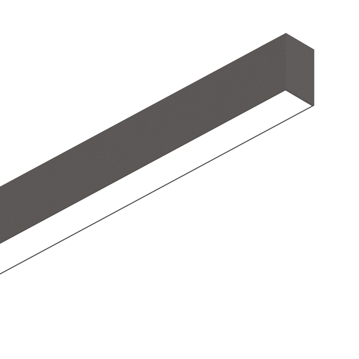 Corp de iluminat liniar Fluo bi-emisie 1800 4000K, negru