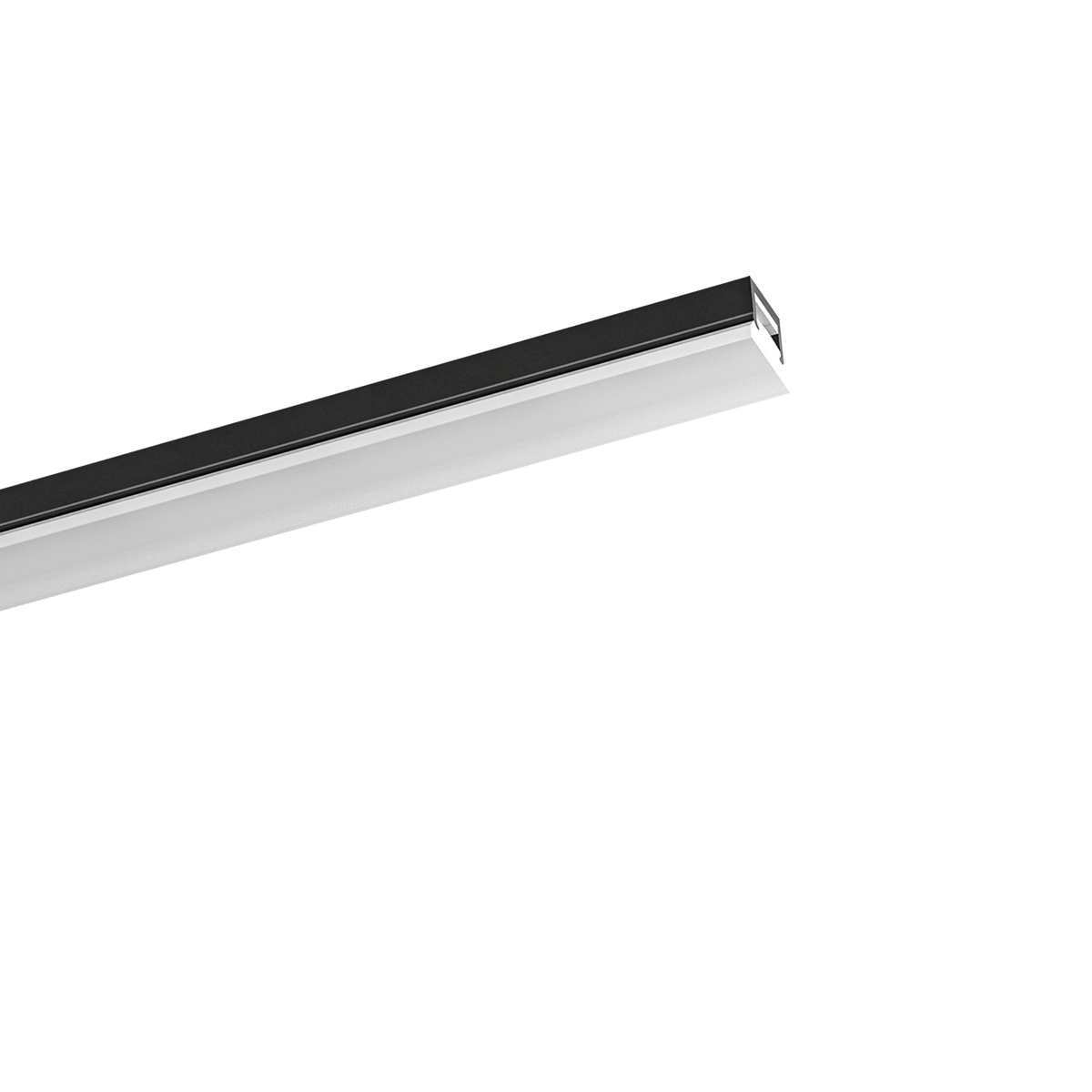 Corp de iluminat liniar Stick fascicul larg 6W 3000K, negru