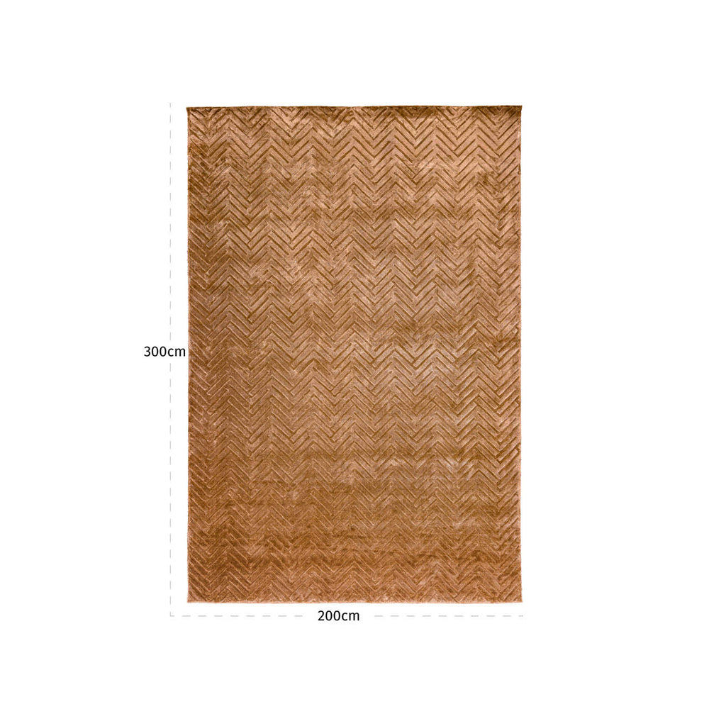Covor Velay, coffee, 200 x 300 cm – desen tehnic cu dimensiuni