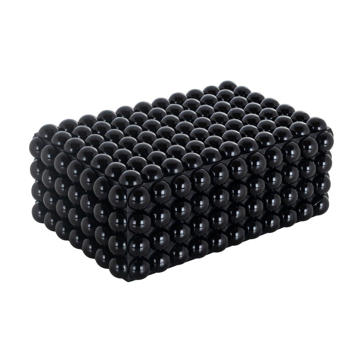 Cutie decorativă Batool, negru, mare