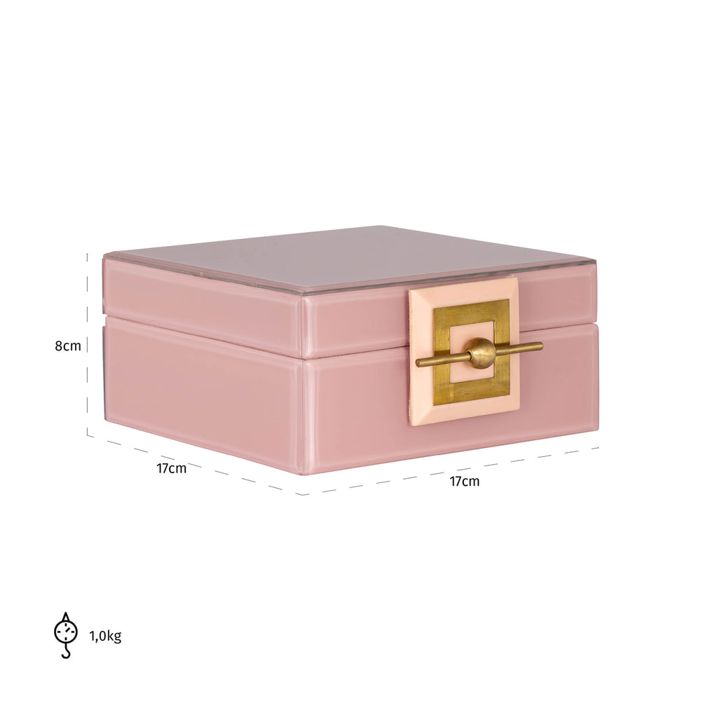 Cutie decorativă Bodine, mică – desen tehnic cu dimensiuni