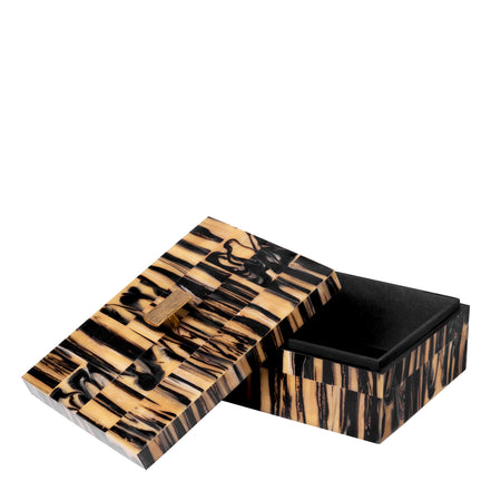 Cutie decorativă Capitola S, negru maro