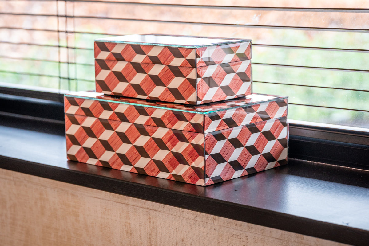 Cutie decorativă Chady, multicolor, mică – ambient