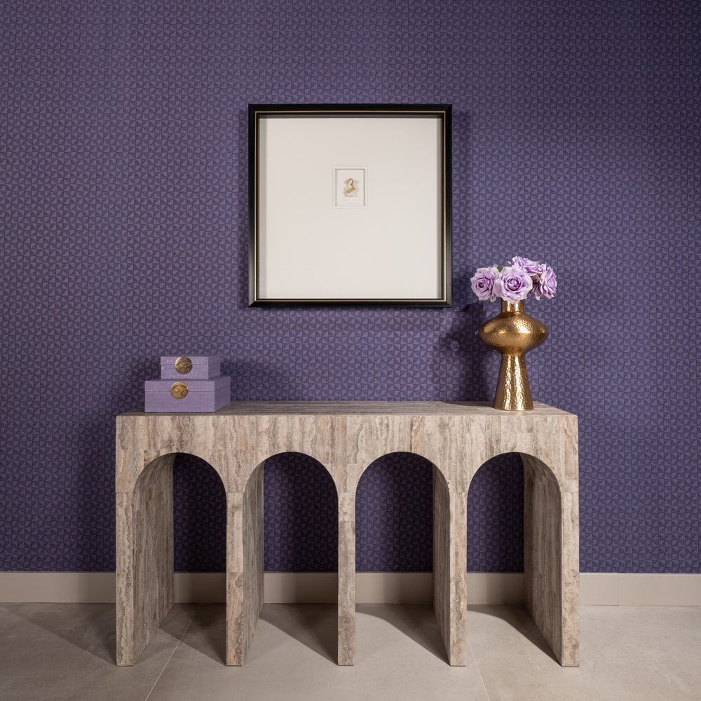 Cutie decorativă Joelle, violet, mică – ambient